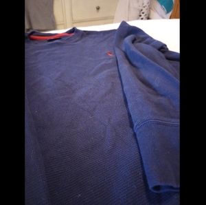 Men's Ralph Lauren blue knit long sleeve
